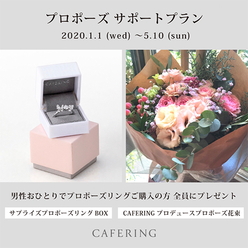 カフェリング プロポーズ サポートプラン 婚約指輪 結婚指輪の専門店 タケウチブライダル