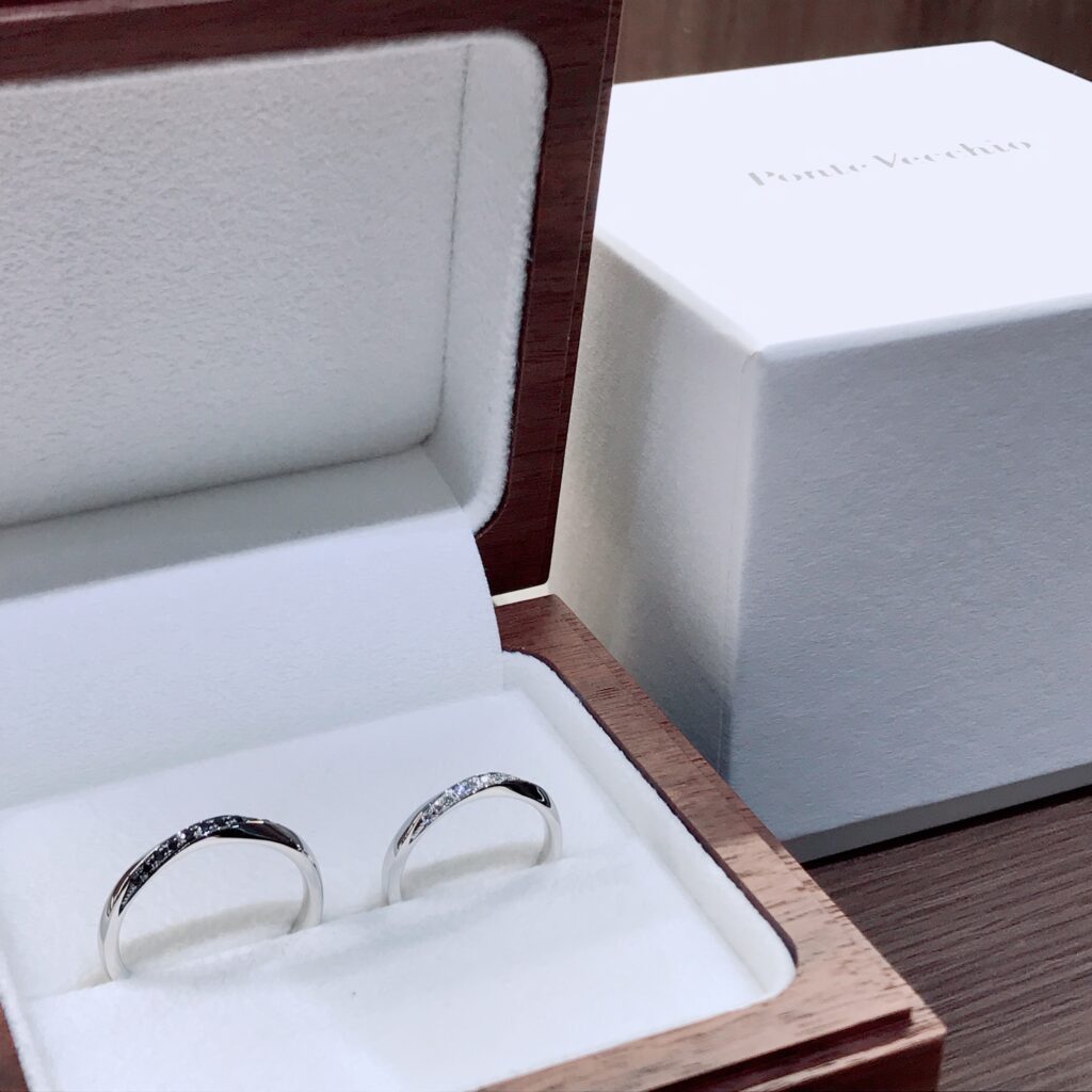 輪島市 金沢市 ふたり共がしっくりとくる結婚指輪に 巡り合うことができました 婚約指輪 結婚指輪の専門店 タケウチブライダル